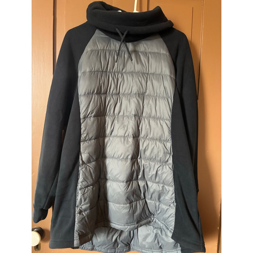 Land's End Pullover Tunic in Grey and Black